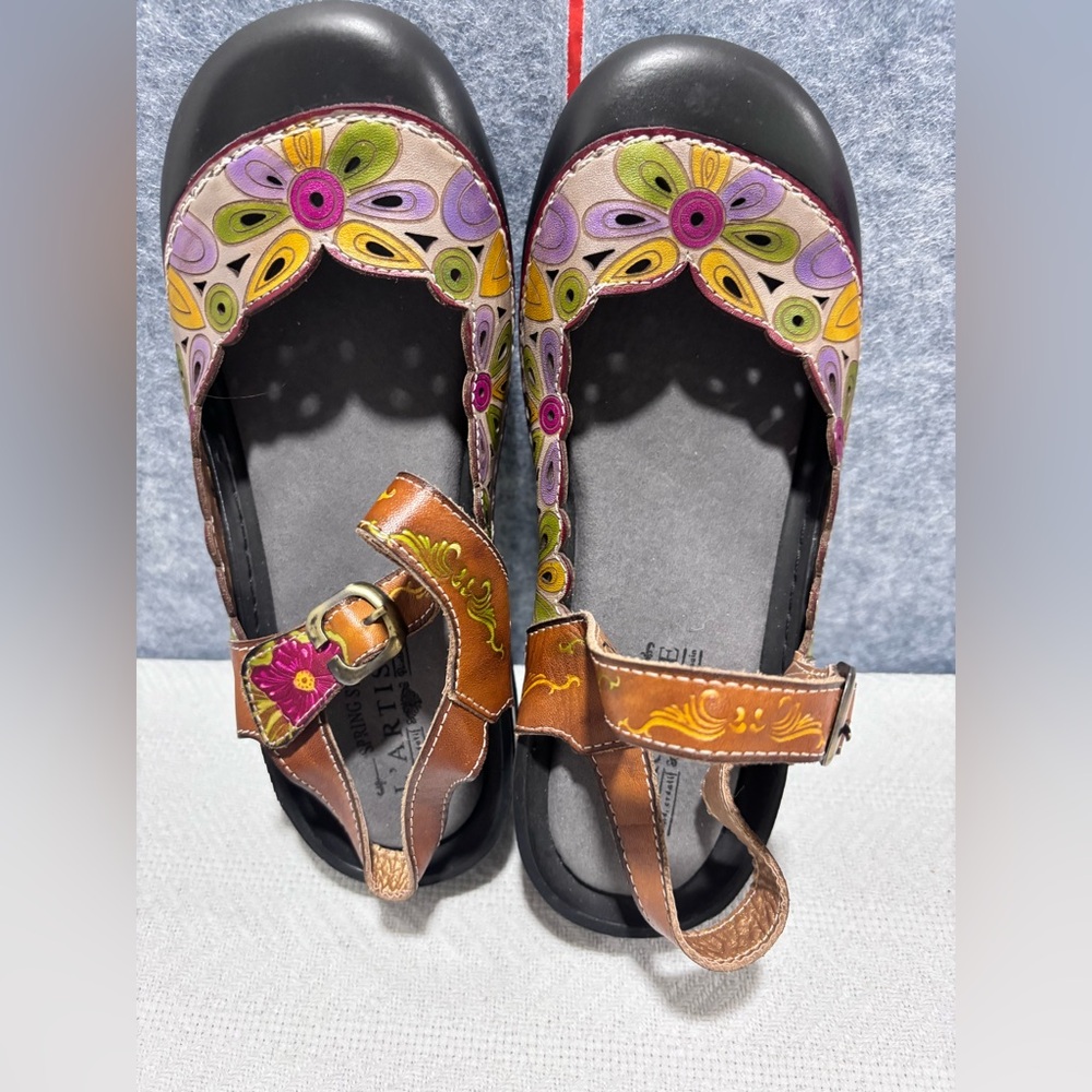 L'ATISTE Women's Colorful Floral Loafers - Picture 13 of 15